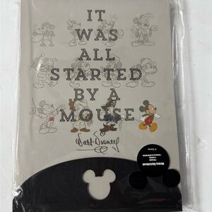 IT WAS ALL STARTED BY A MOUSE - Walt Disney SKETCHBOOK Magnetic Fold Latch NEW